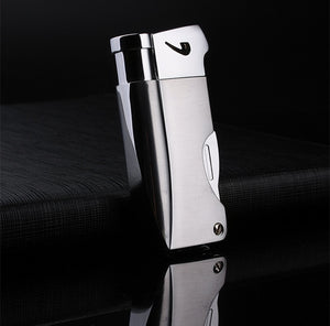 2019 Butane Jet Lighter With Pipe Tool Pipe Rod Lighter Men Compact Butane Cigarette Accessories Cigar Lighter NO GAS