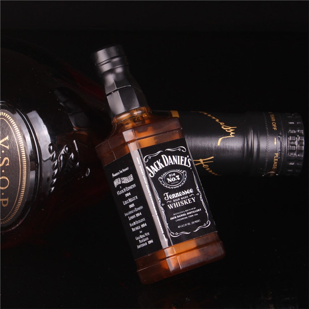 Butane Jet Gas Lighter Whiskey Wine Bottle Lighters Torch Lighter Smoking Accessories Household Items Smoker Gifts