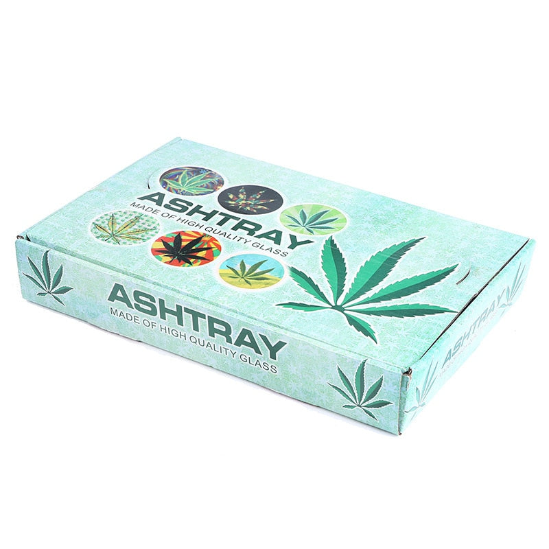 Glass Ashtray  Decorative Tray for Cigarette Ashtray Ash Holder 85MM Smoking Accessories