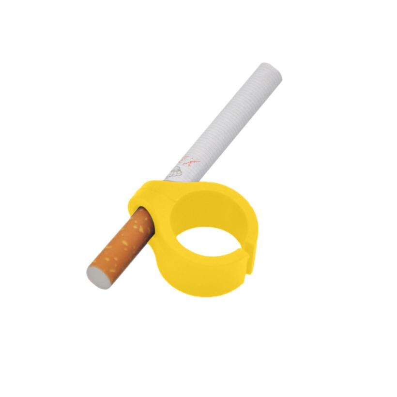 New Hot 1PC Silicone Ring Finger Hand Rack Cigarette Holder For Regular Smoking Smoker Holder