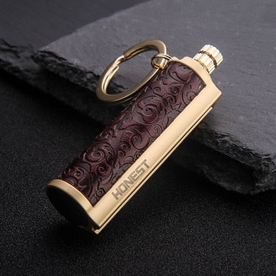 New Metal Waterproof Permanent Match Lighter Flint Fire Starter Free Fire Torch Kerosene Oil Gasoline Outdoor Survival Tool