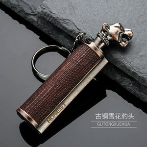 New Metal Waterproof Permanent Match Lighter Flint Fire Starter Free Fire Torch Kerosene Oil Gasoline Outdoor Survival Tool