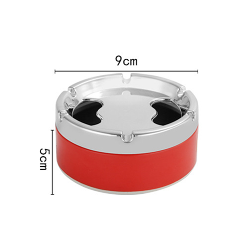 New Red Green Orange Detachable Rotatable Lid 360 Degree Free Rotation Stainless Steel Corrosion Resistance Cigarette Ashtrays