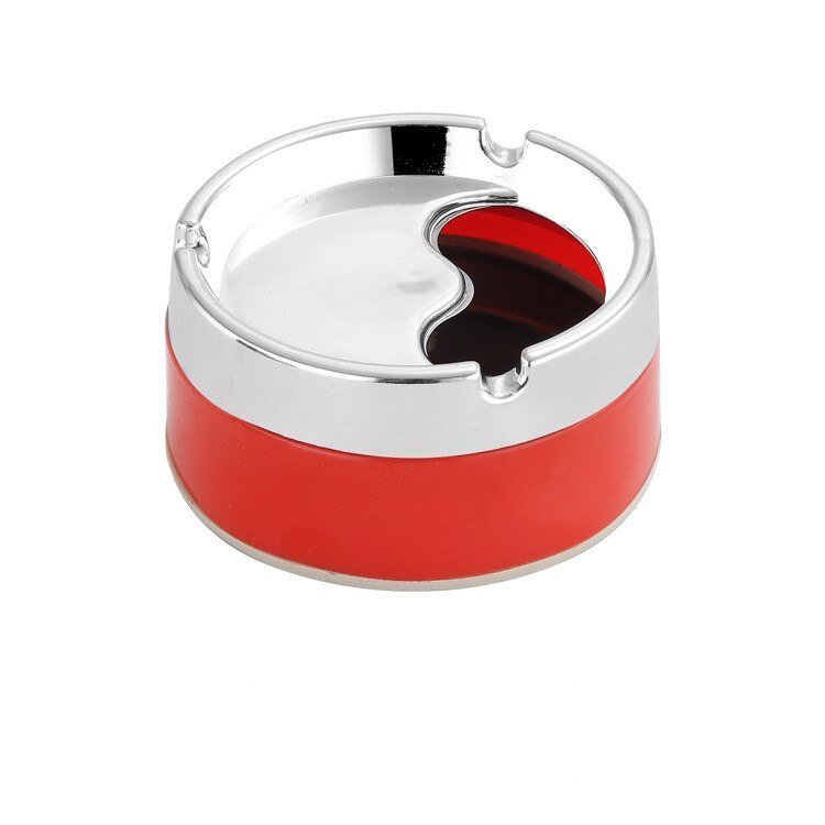 New Red Green Orange Detachable Rotatable Lid 360 Degree Free Rotation Stainless Steel Corrosion Resistance Cigarette Ashtrays