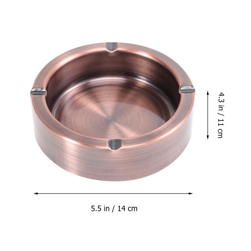 Stainless Steel Ashtray Creative Thickened Anti Fall Ashtray Cigarette Smoking Ash Tray For Car Home Ashtray Holder Ash Tray