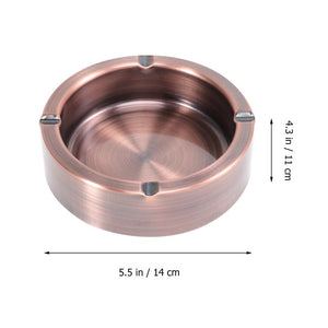 Stainless Steel Ashtray Creative Thickened Anti Fall Ashtray Cigarette Smoking Ash Tray For Car Home Ashtray Holder Ash Tray