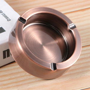 Stainless Steel Ashtray Creative Thickened Anti Fall Ashtray Cigarette Smoking Ash Tray For Car Home Ashtray Holder Ash Tray