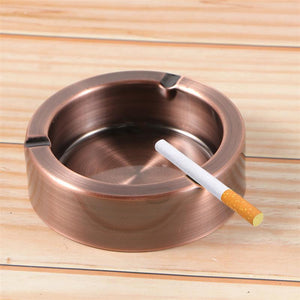 Stainless Steel Ashtray Creative Thickened Anti Fall Ashtray Cigarette Smoking Ash Tray For Car Home Ashtray Holder Ash Tray