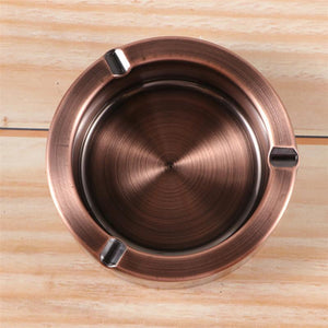 Stainless Steel Ashtray Creative Thickened Anti Fall Ashtray Cigarette Smoking Ash Tray For Car Home Ashtray Holder Ash Tray