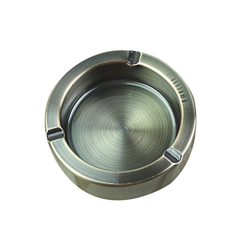 Stainless Steel Ashtray Creative Thickened Anti Fall Ashtray Cigarette Smoking Ash Tray For Car Home Ashtray Holder Ash Tray