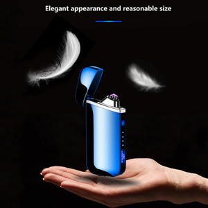 USB Lighters Fingerprint Induction Rechargeable Lighter Male Personality Plasma Flameless Electric Lighters Gadgets For Men